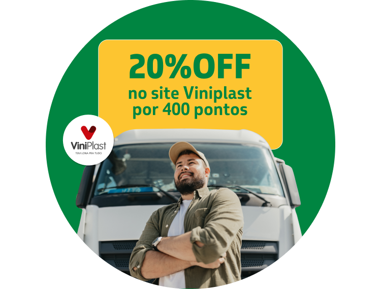 20% de desconto em lonas no site Viniplast